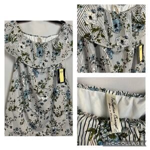 NWT PerSeption Concept Off the Shoulder Dress  Sz L